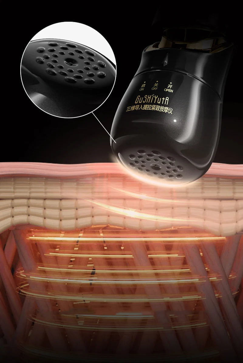 Soléa™ | Aparato de masaje 3 en 1: rostro, cuello y ojos