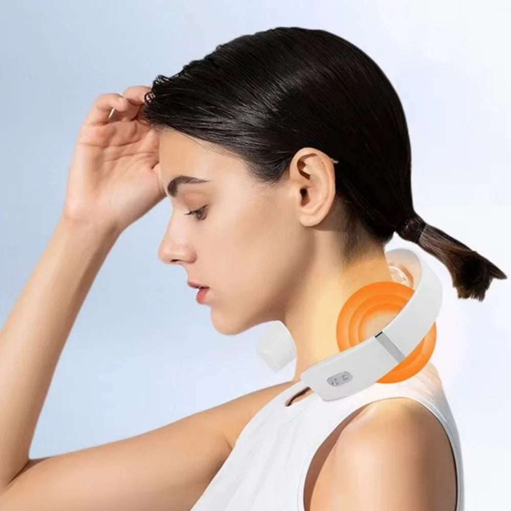 Soléa™ | Masajeador cervical portátil – Mini aparato de masaje profundo