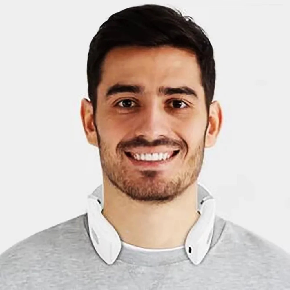 Soléa™ | Masajeador cervical portátil – Mini aparato de masaje profundo