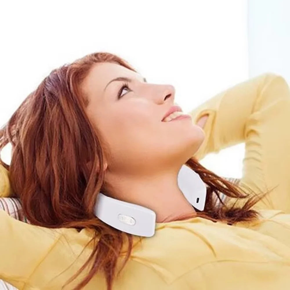 Soléa™ | Masajeador cervical portátil – Mini aparato de masaje profundo