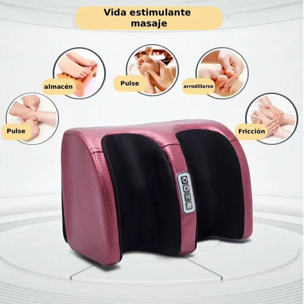 Soléa™ | Masaje Shiatsu para pies y pantorrillas - Masajeador eléctrico para pies con calefacción