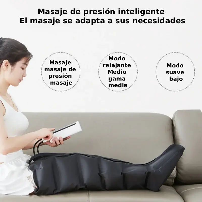 Soléa™ | Jinkairui — Masajeador de piernas con compresión de aire (amasamiento + calor)