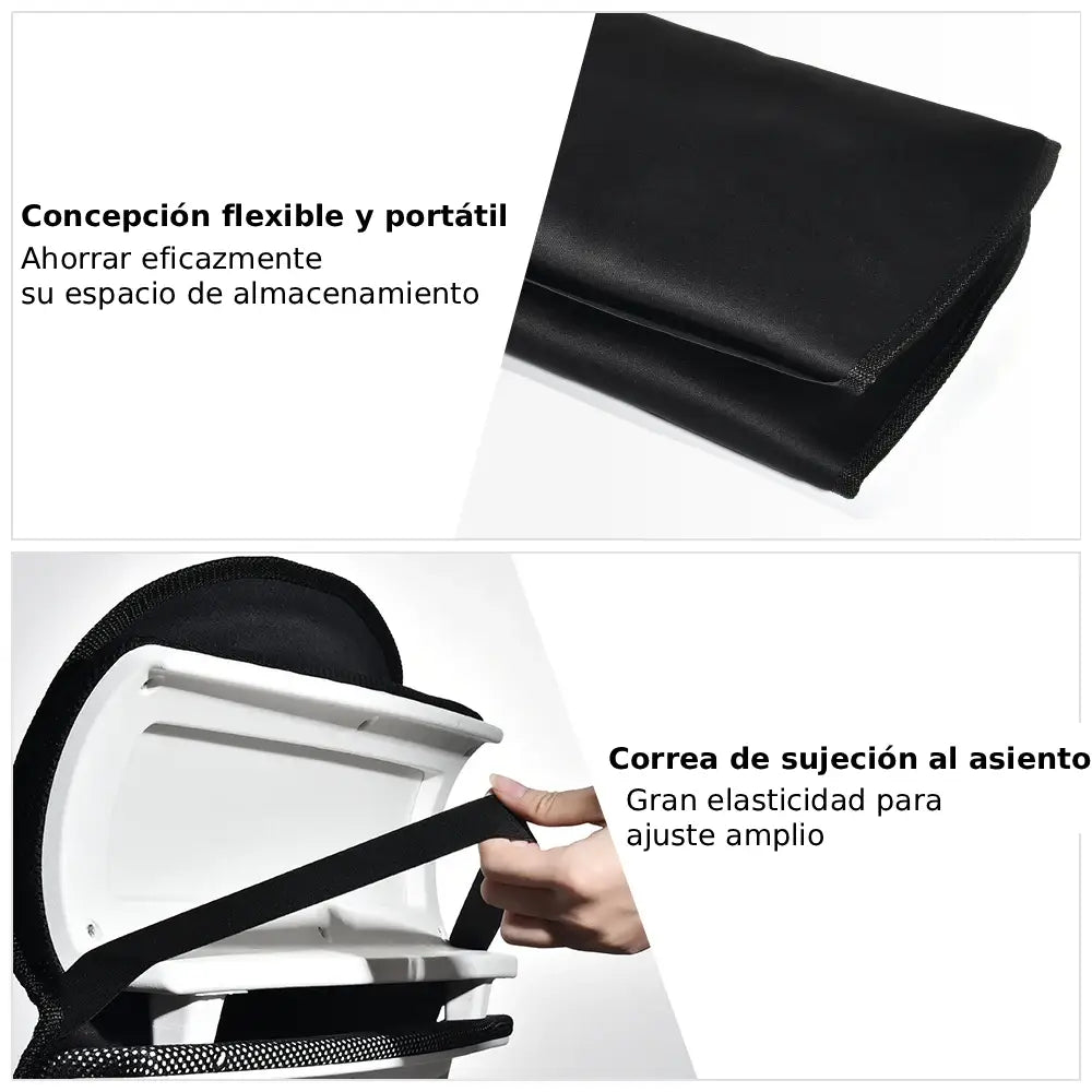 Soléa™ | Cojín de masaje eléctrico vibrante con calor: alivia el dolor de espalda, cuello y lumbar | Uso doméstico y en el coche